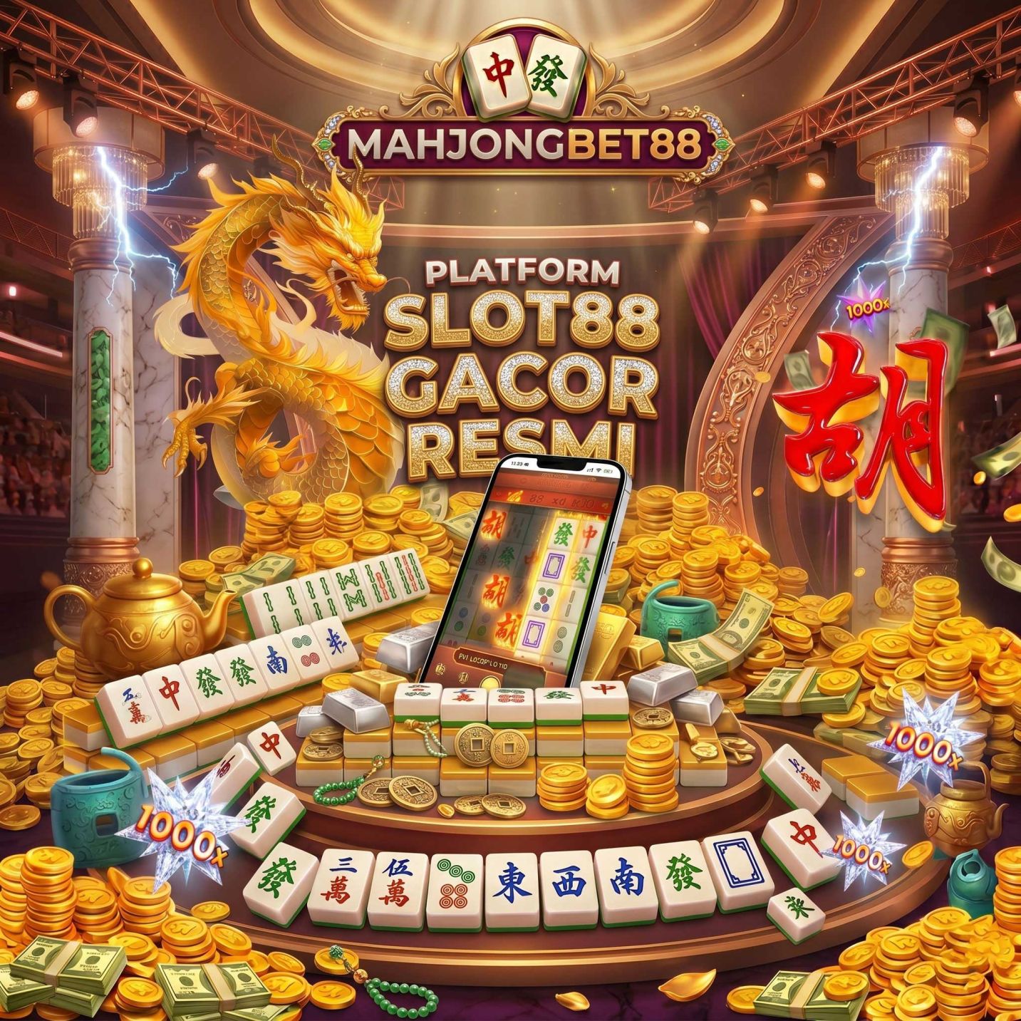 Mahjongbet88 : Link Slot Online Mahjong Ways Scatter Hitam Agen Slot88 Terbaru 